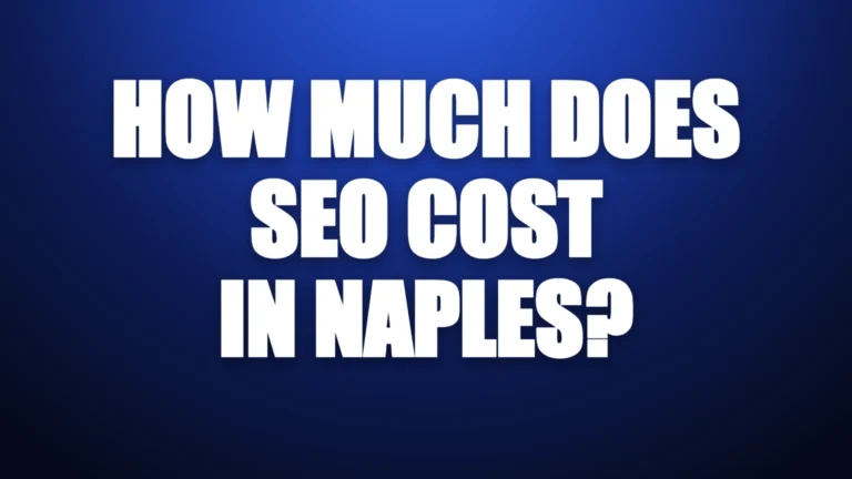 How much does SEO cost in Naples?, We Lead blog cover