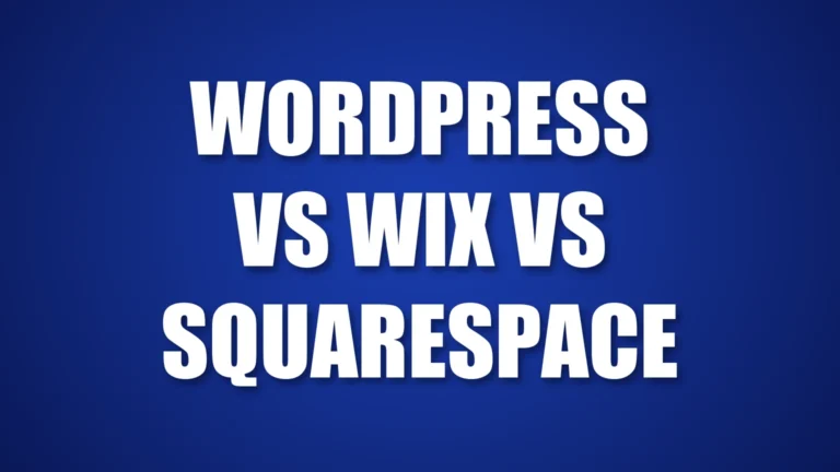 WordPress vs Wix vs Squarespace for a Naples business website
